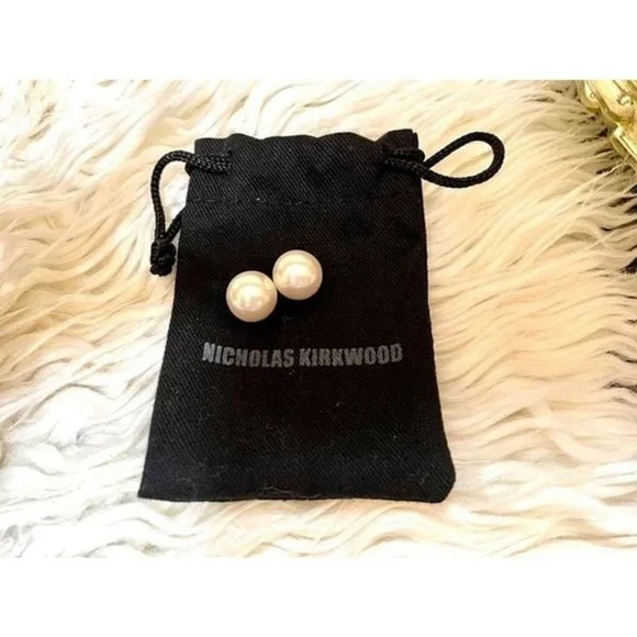 Nicholas Kirkwood Suede Loafers with pearl accents - Picture 11 of 11